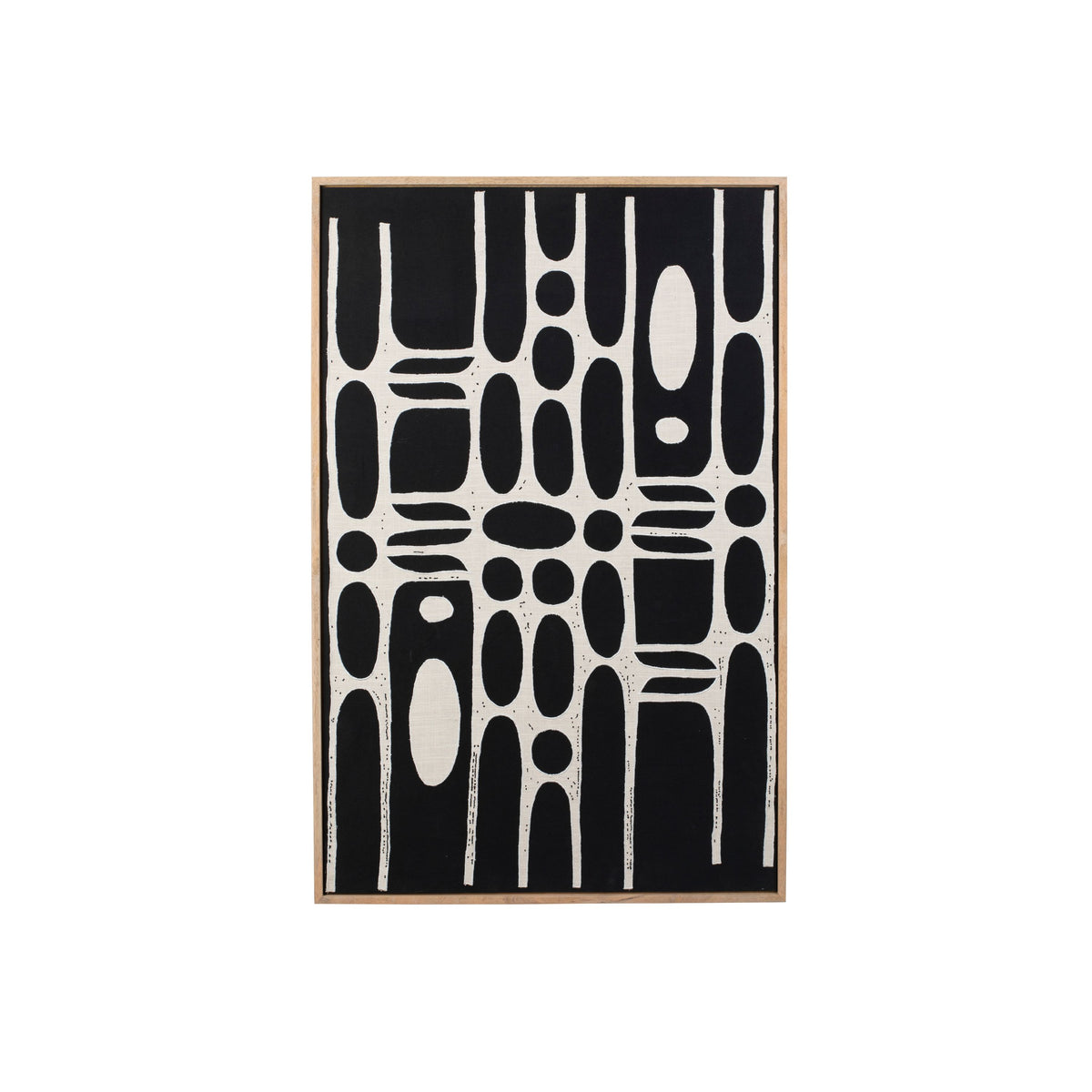 Zuiver Halo Wanddecoratie Zwart/Beige