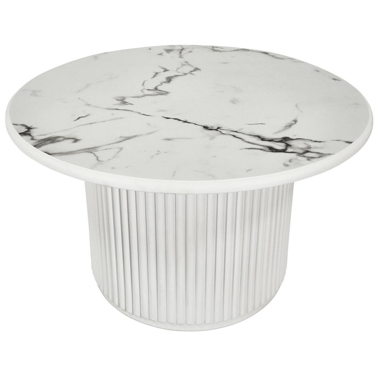 Furnhouse ronde salontafel Easy - Wit - Ø 80 cm