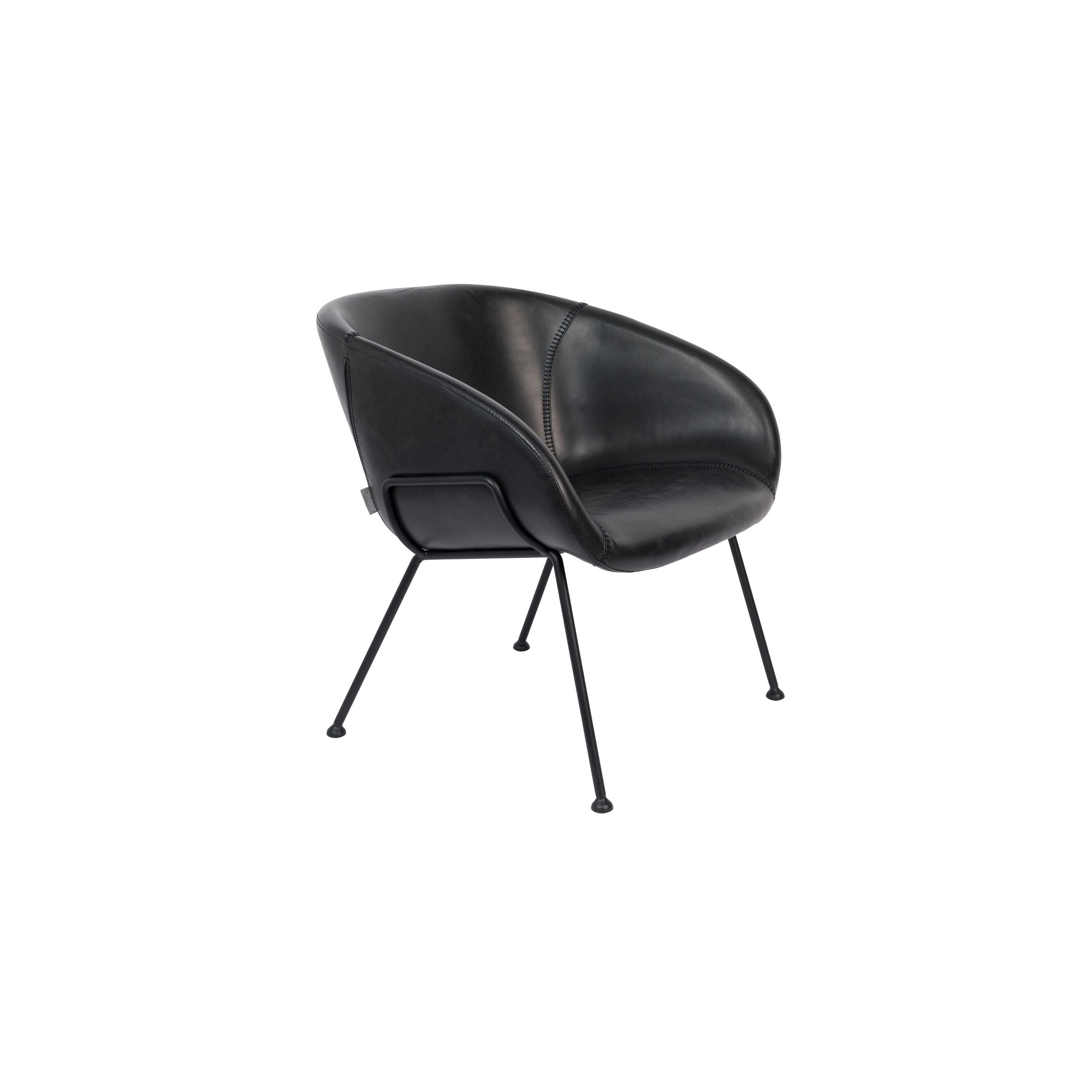 Zuiver Feston Loungestoel Zwart