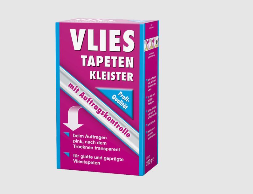 Vlies Tapeten Kleister mit Auftragskontrolle