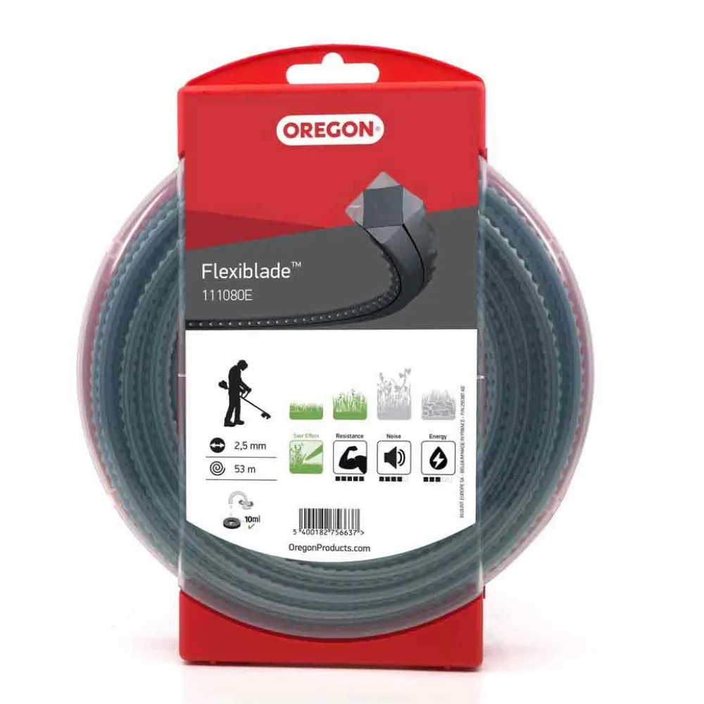 Oregon 111080E Flexiblade 2.5 mm x 53 m Trimmer Line