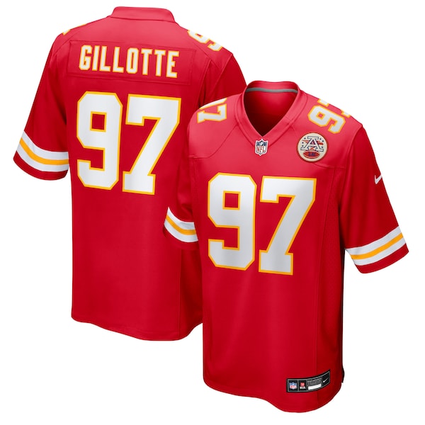 Ashton Gillotte Kansas City Chiefs Nike Team Game Jersey -  Red