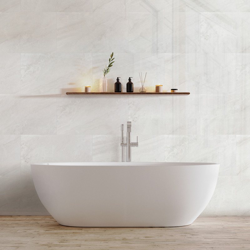 Dalle en PVC Evora Gloss 65 x 37,5 cm 8 pièces DUMAWALL
