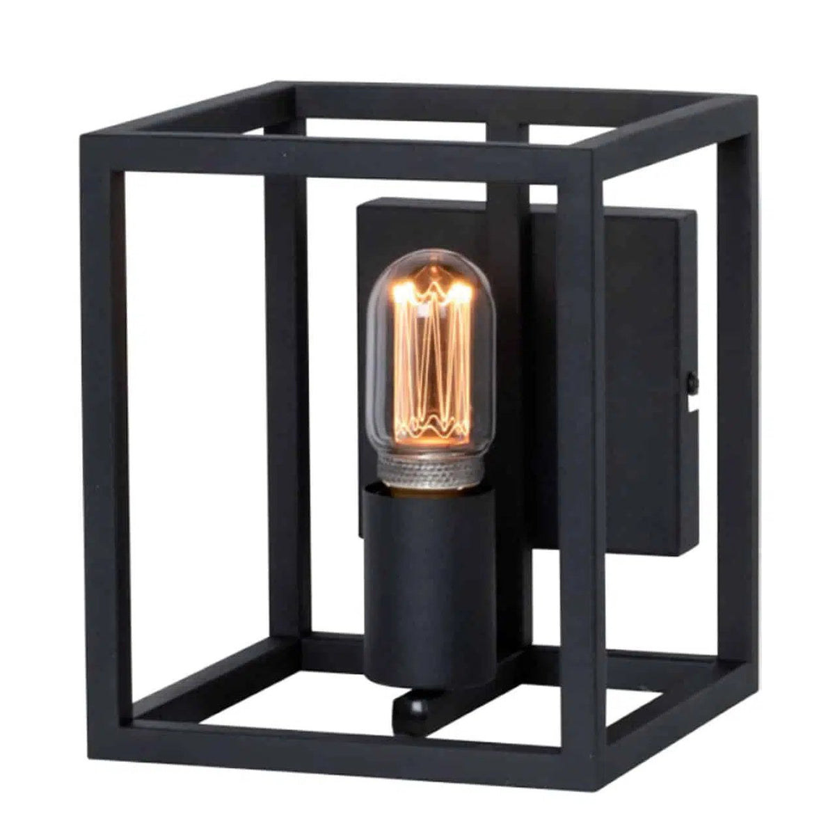 Freelight wandlamp Novanta - 1 lichts - 18 x 21  cm - zwart