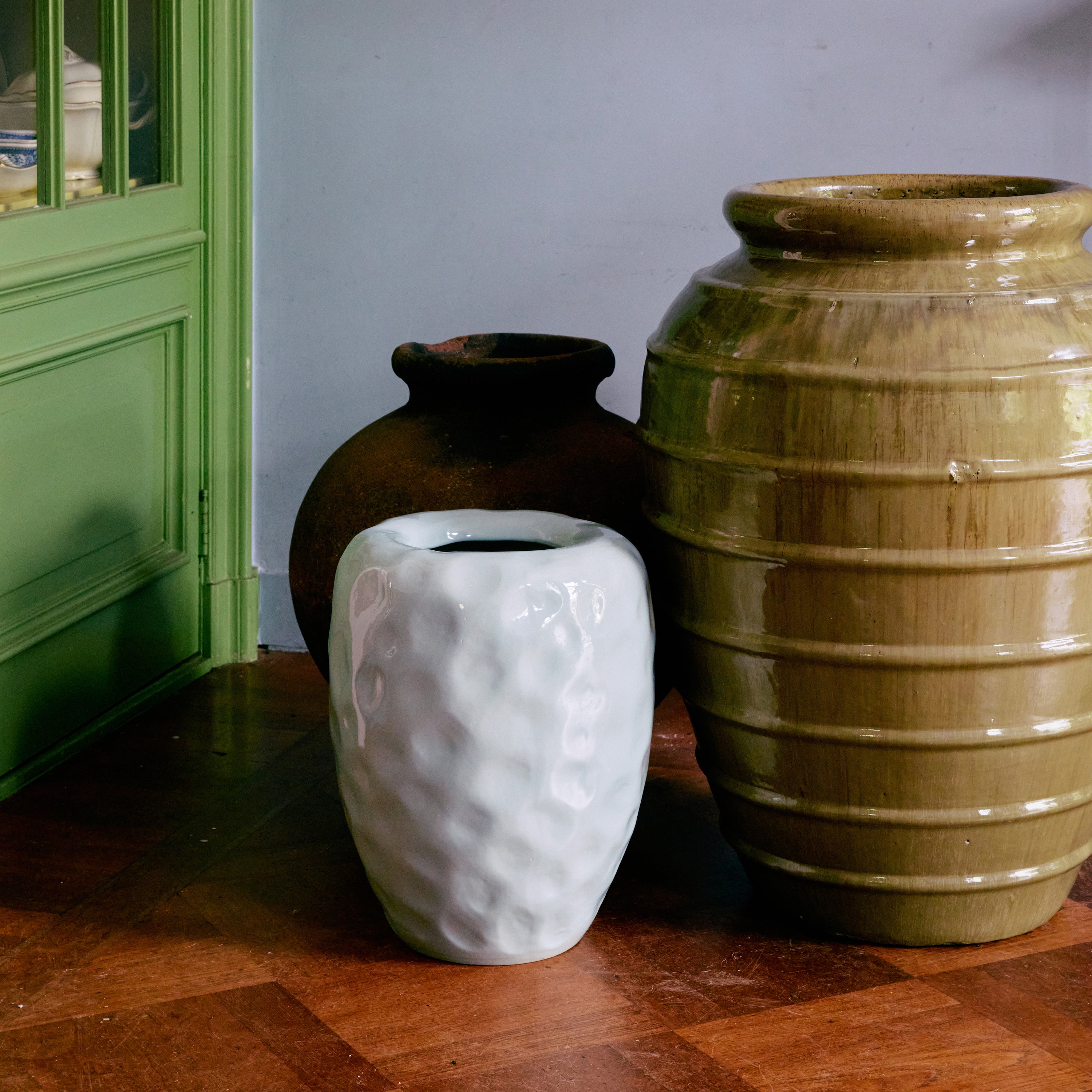 HKliving Aardewerk Vaas - Mint