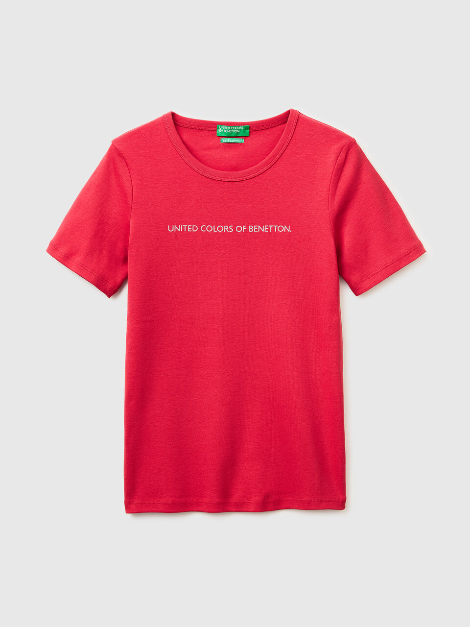 Short sleeve t-shirt with glitter logo