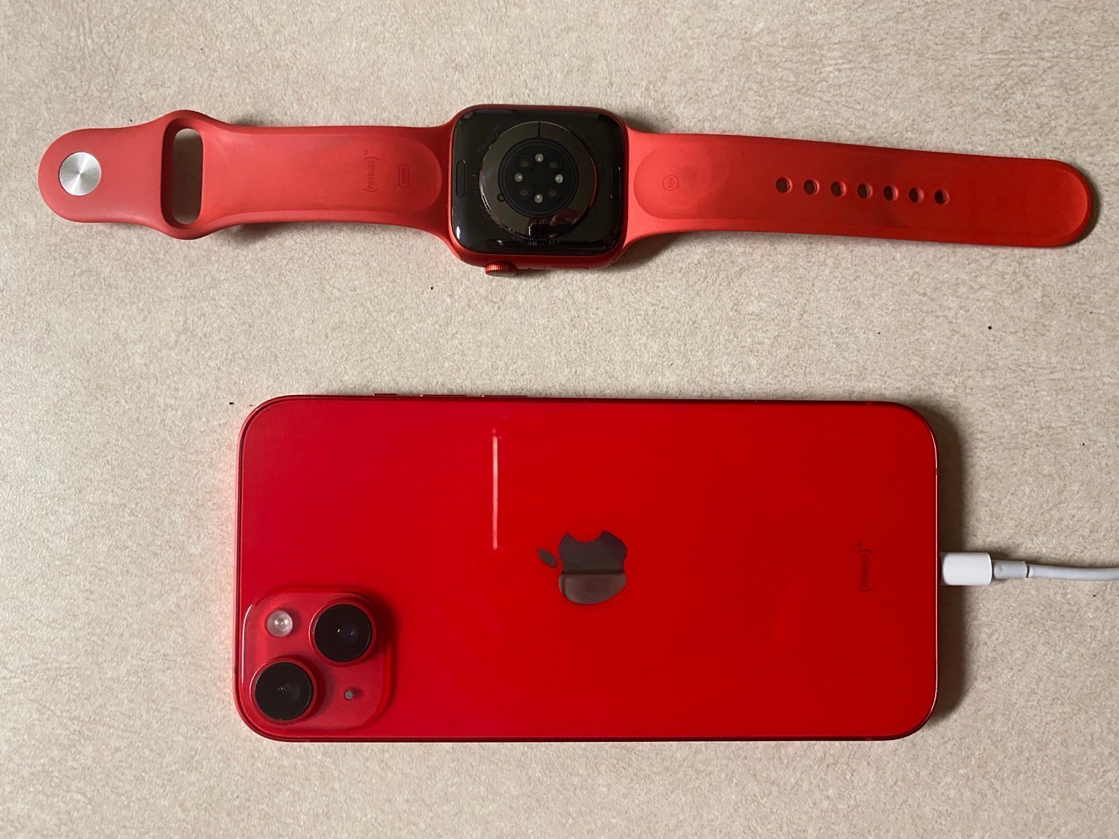 iPhone 14plus unlocked & Apple Watch Series 6 PRODUCT RED
