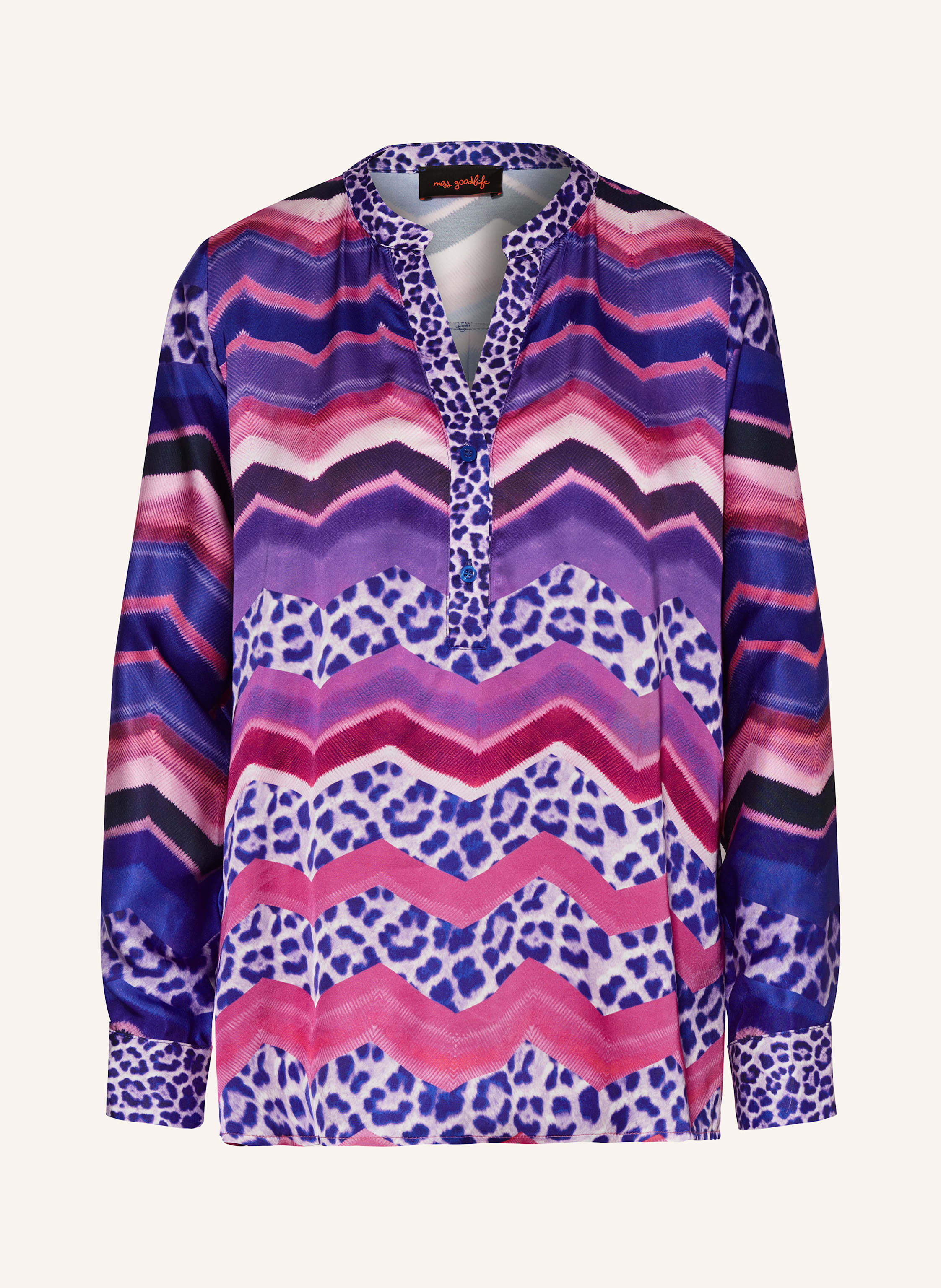 miss goodlife Blusenshirt aus Satin