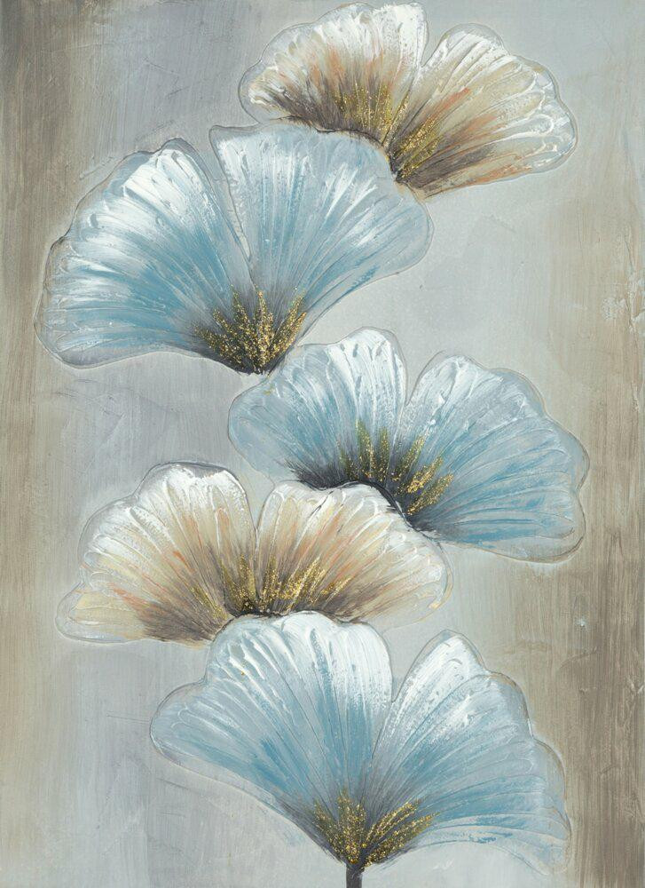 Obraz GINKO 50x70 cm - Liście Miłorzębu Boho