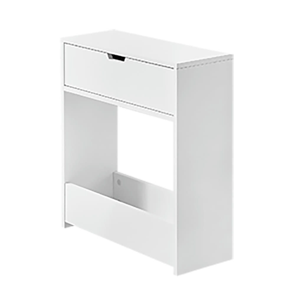 - Meuble wc pour papier toilette effet bois blanc