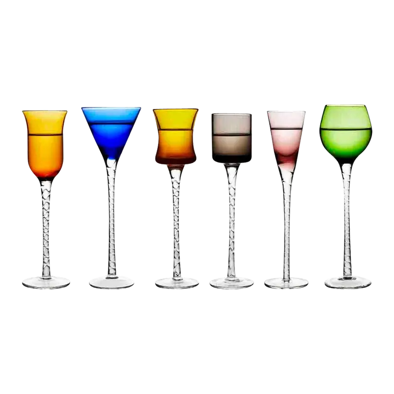 Cognacglas 6er-Set Aquavit