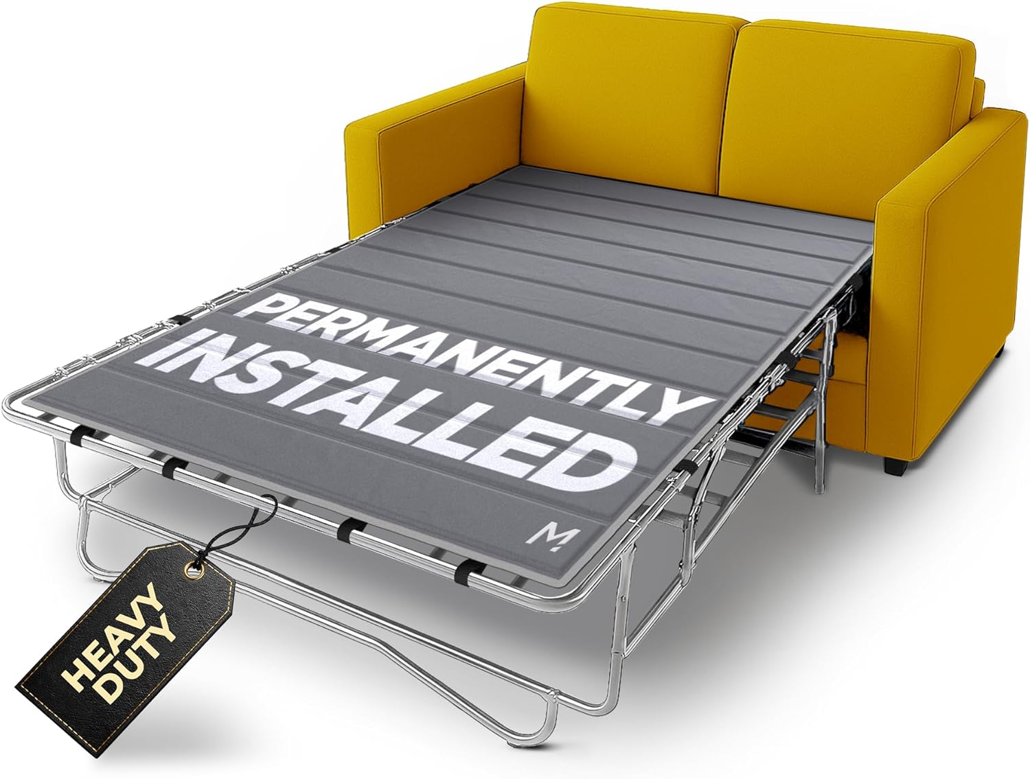 Meliusly Sleeper Sofa Support Board Full Size (46x64) Permanently Installed Wood Sofa Bed Board for Pull Out Couch, Folds with Frame, Under Mattress Bar Shield, Sofa Bed Support, Folding Bed Board