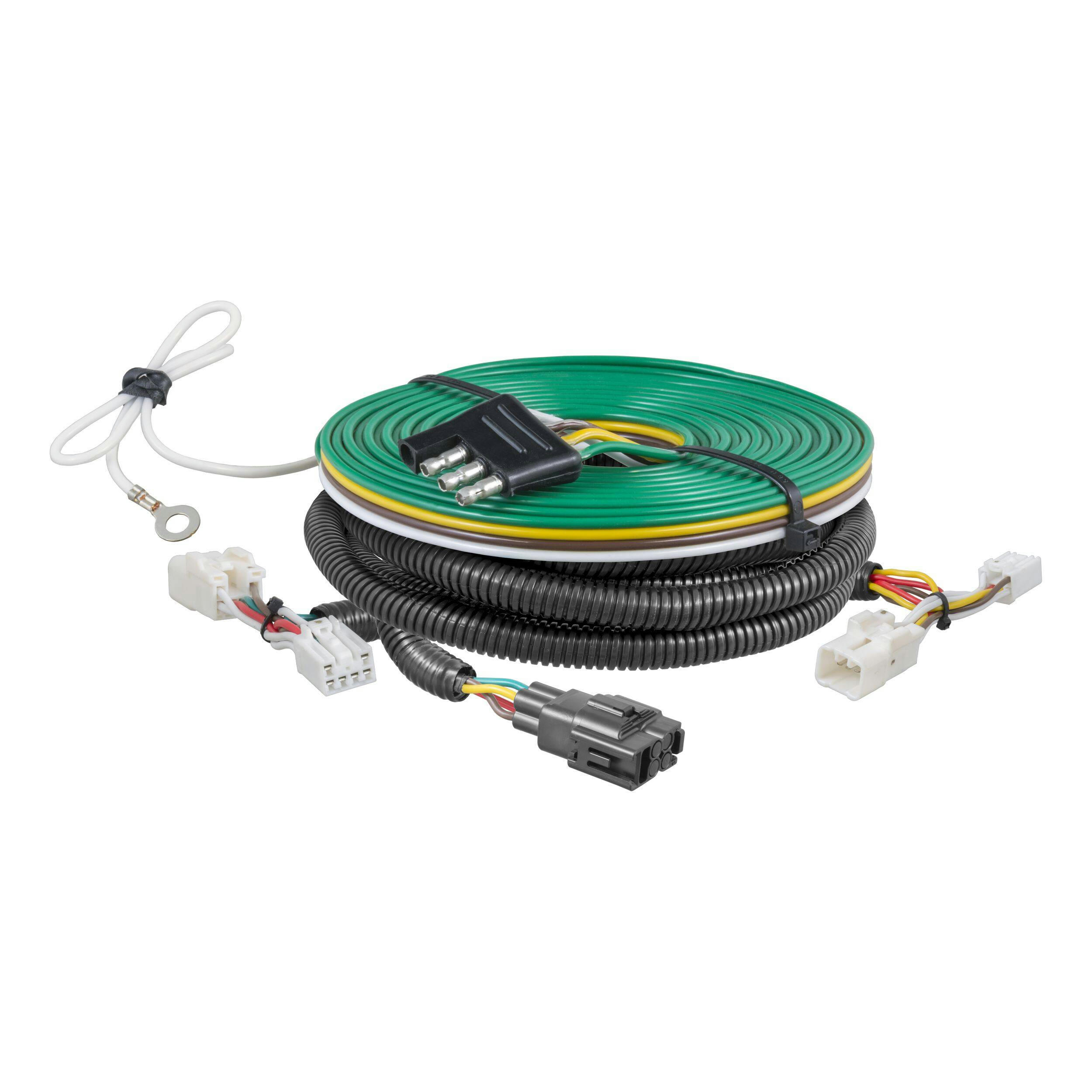 CURT 58913 Custom Towed-Vehicle RV Wiring Harness for Dinghy Towing, Fits Select Toyota RAV4