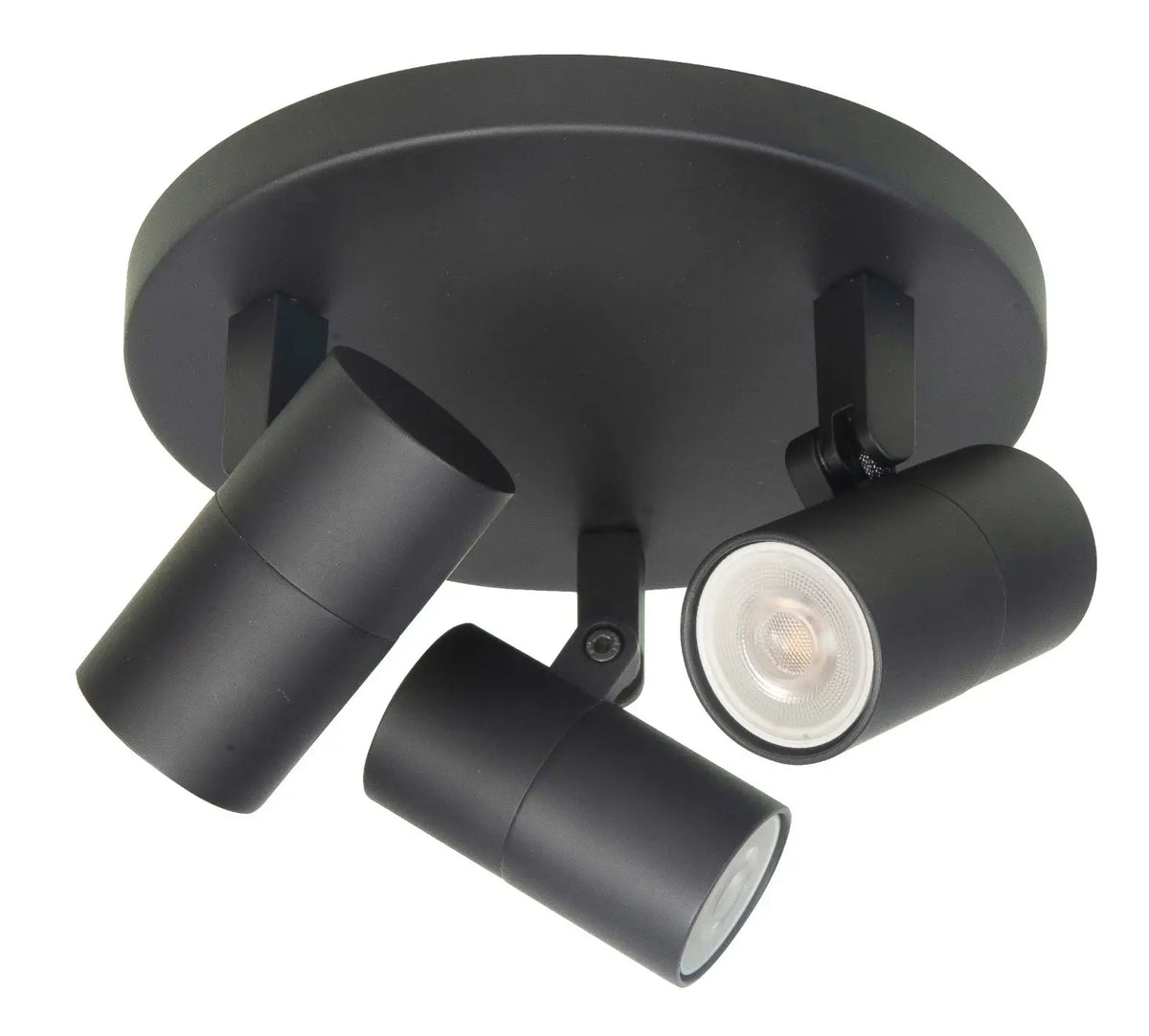 Highlight spot Picollo - 3 lichts - 17 x 11  cm - zwart