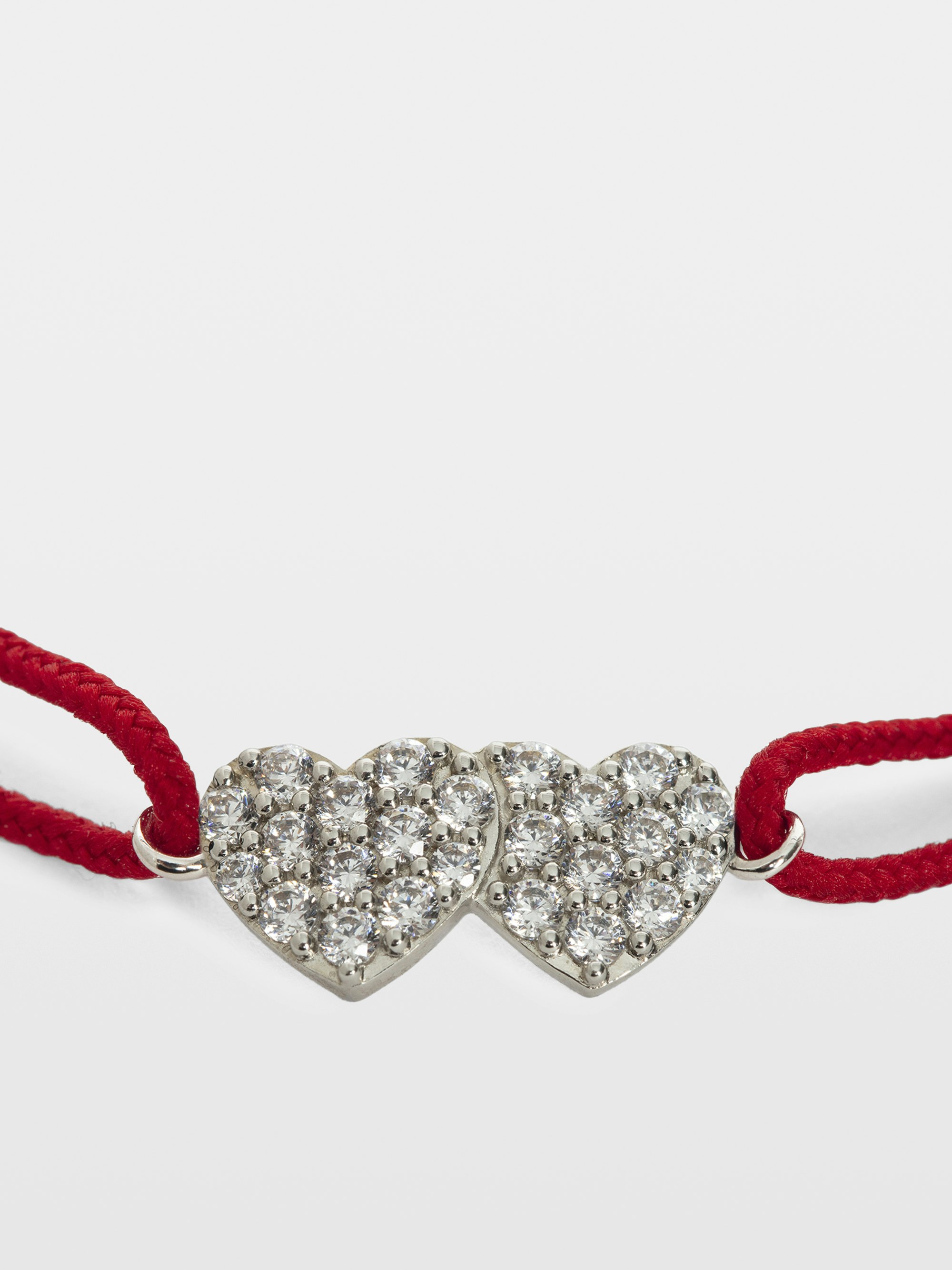 Bracelet Zadig Link Heart Strass
