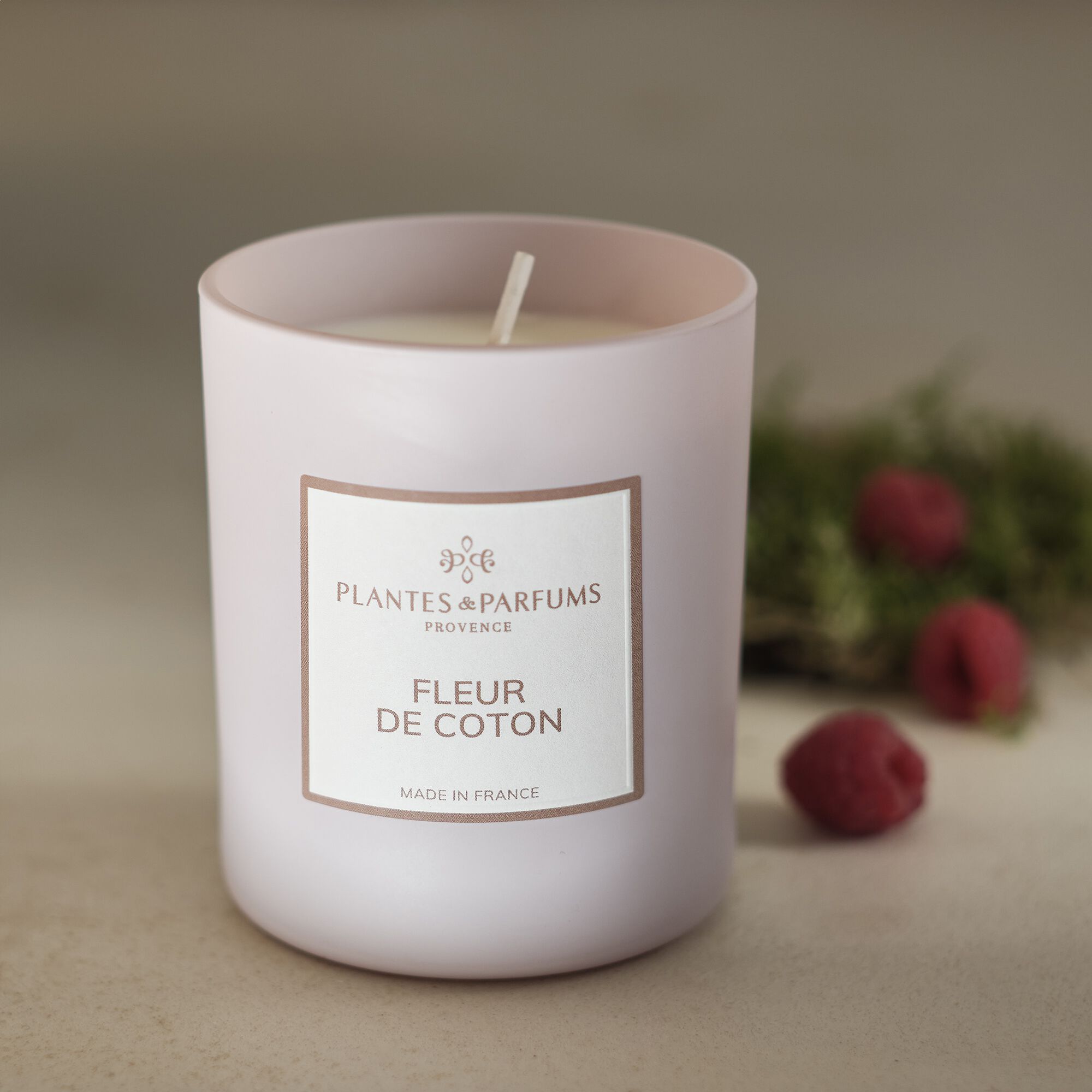 MANON - Bougie parfumée senteur Fleur de Coton 180g