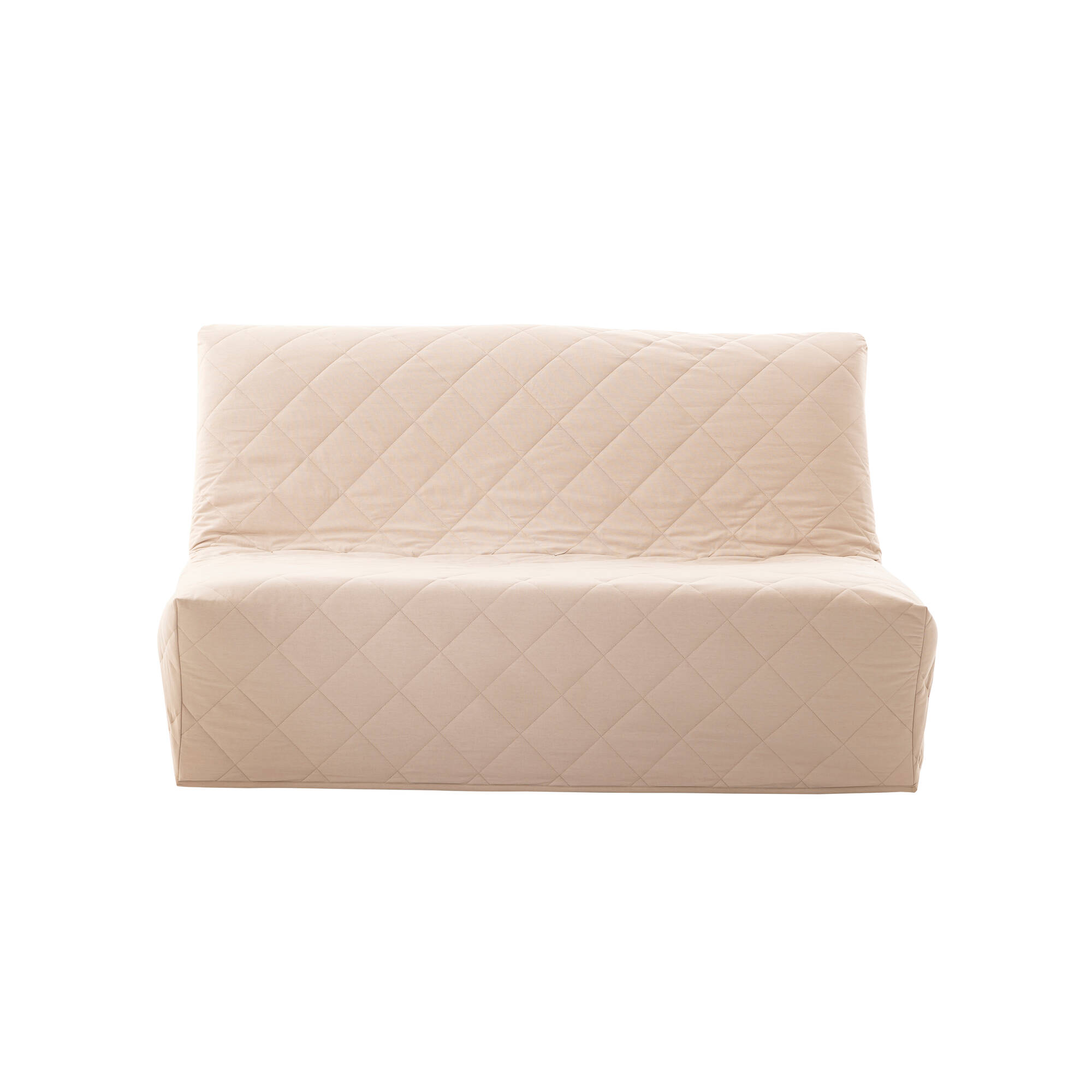 Housse canapé BZ coton bachette uni matelassé