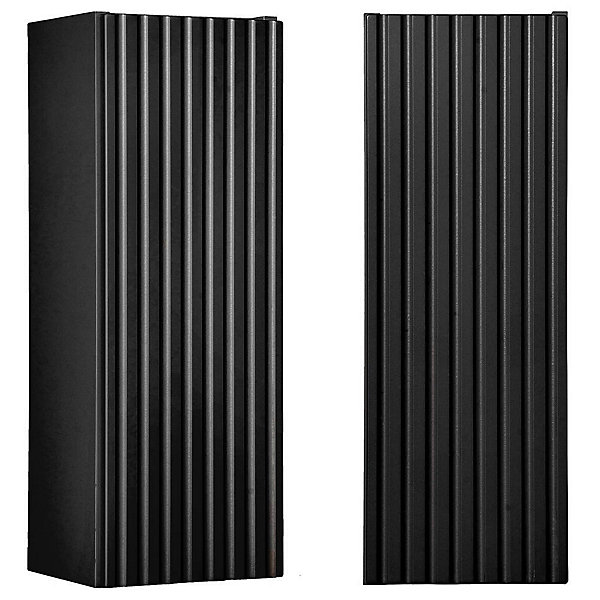 Armoire murale de salle de bain Newport 20 x 57 x 19 cm noir en.casa
