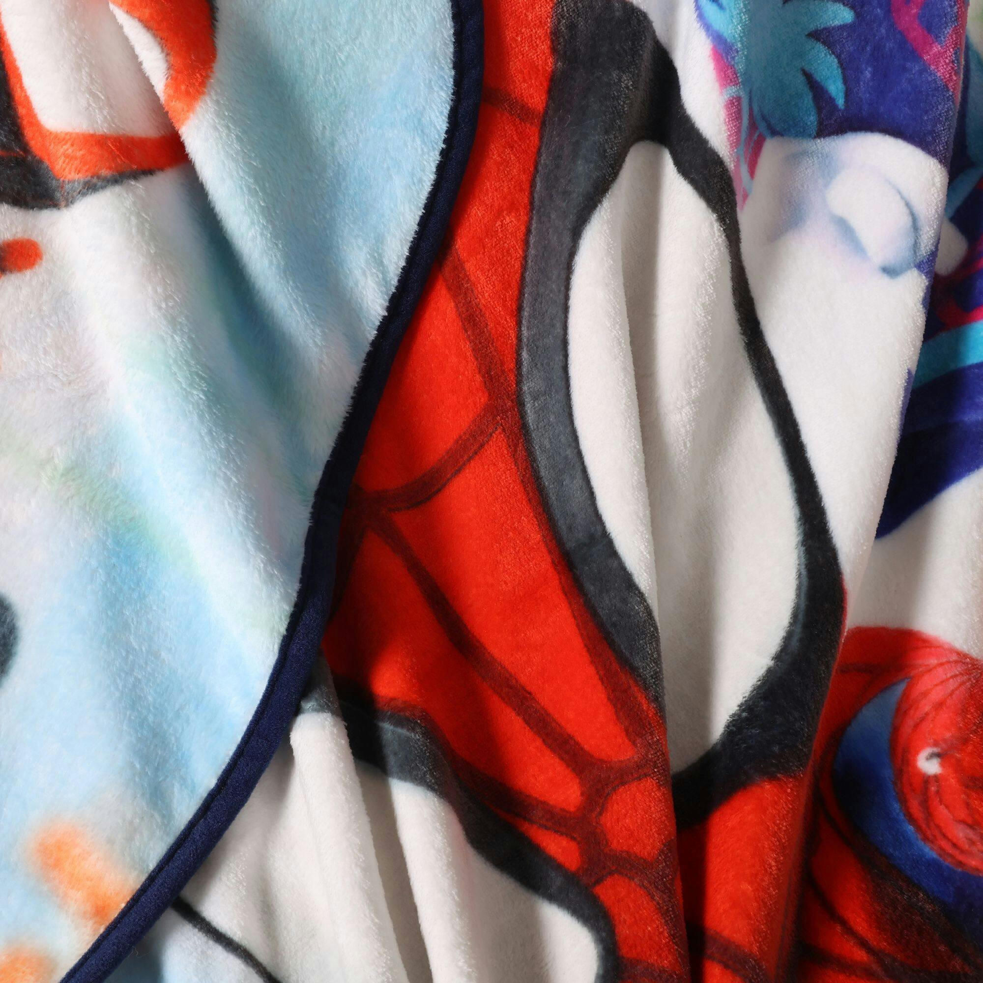 Nemcor Marvel Spidey and Friends Plush Fleece Throw Blanket, 40 x 50-in