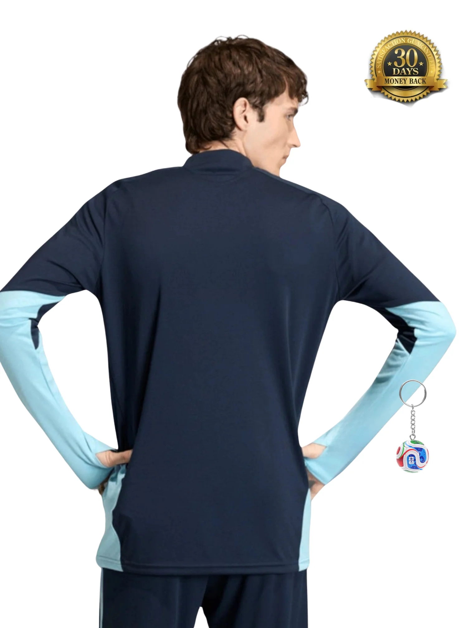 Argentina World Cup 2026 Half-Zip Training Suit Set Blue