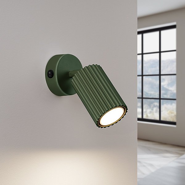 Applique en aluminium 1 ampoule 4000K - 8x8x16cm Sollux