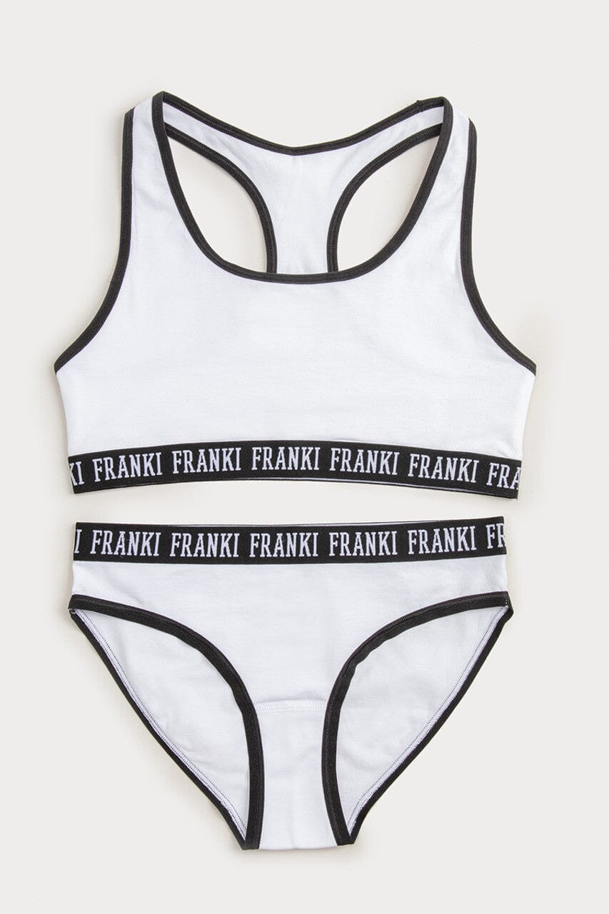 Hello Franki Racerback Sports Bra And Panty Set for girls