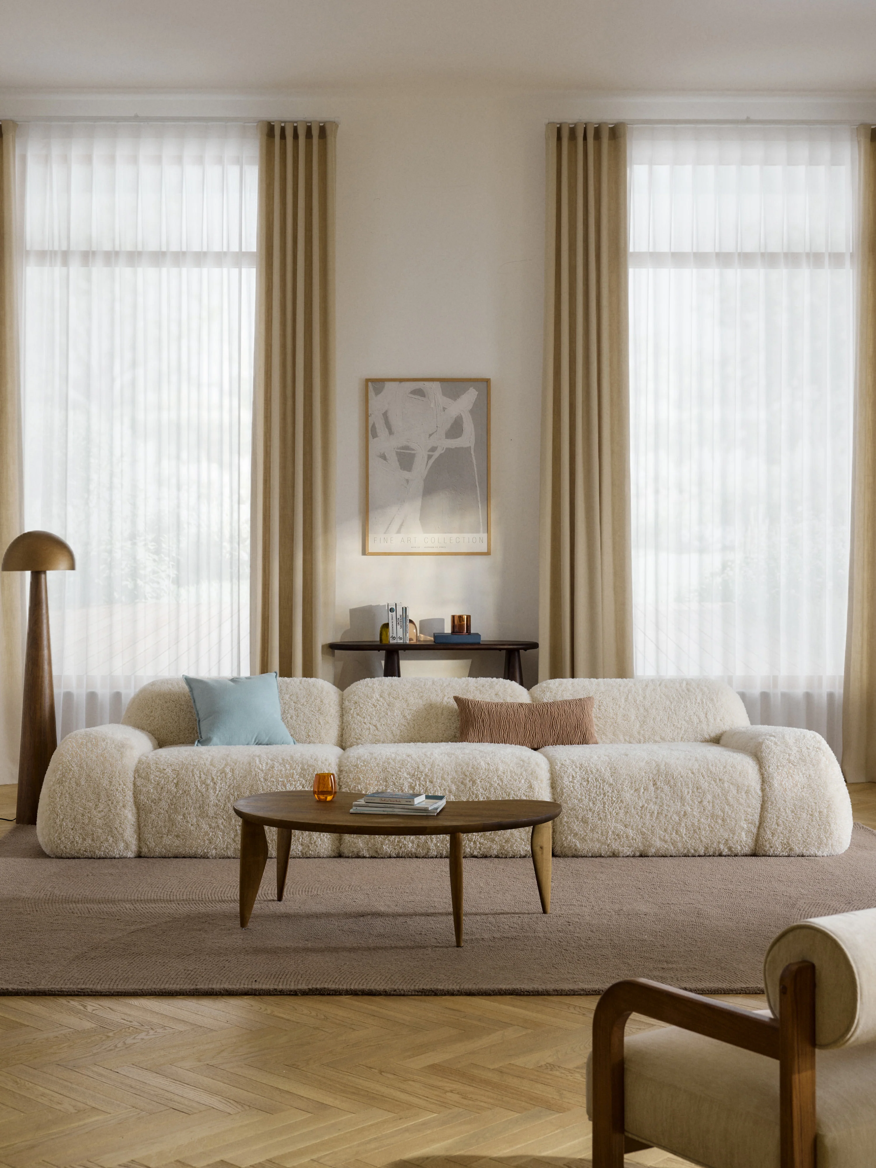 Modulares Teddy-Sofa Wolke (4-Sitzer)