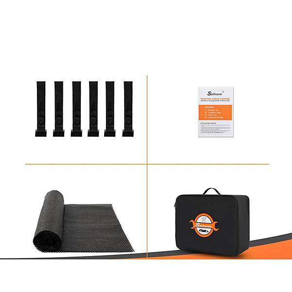 Coffre de Toit de véhicule Sac de Toit Voiture pour Voyage Résistant aux Intempéries 580L 1000D PVC