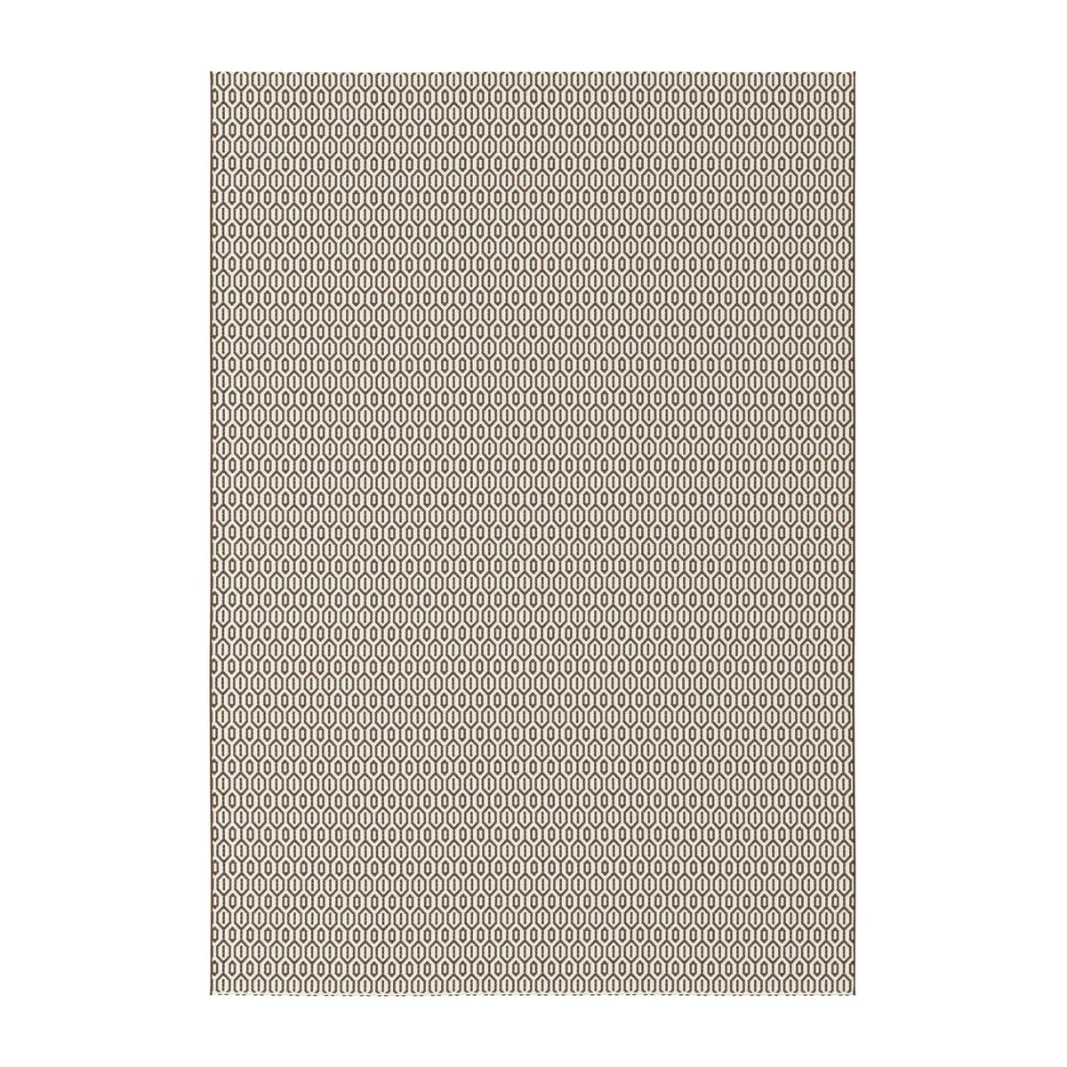 AFK Living vloerkleed Marbella - voor binnen en buiten - kastanje - 120 x 170 cm
