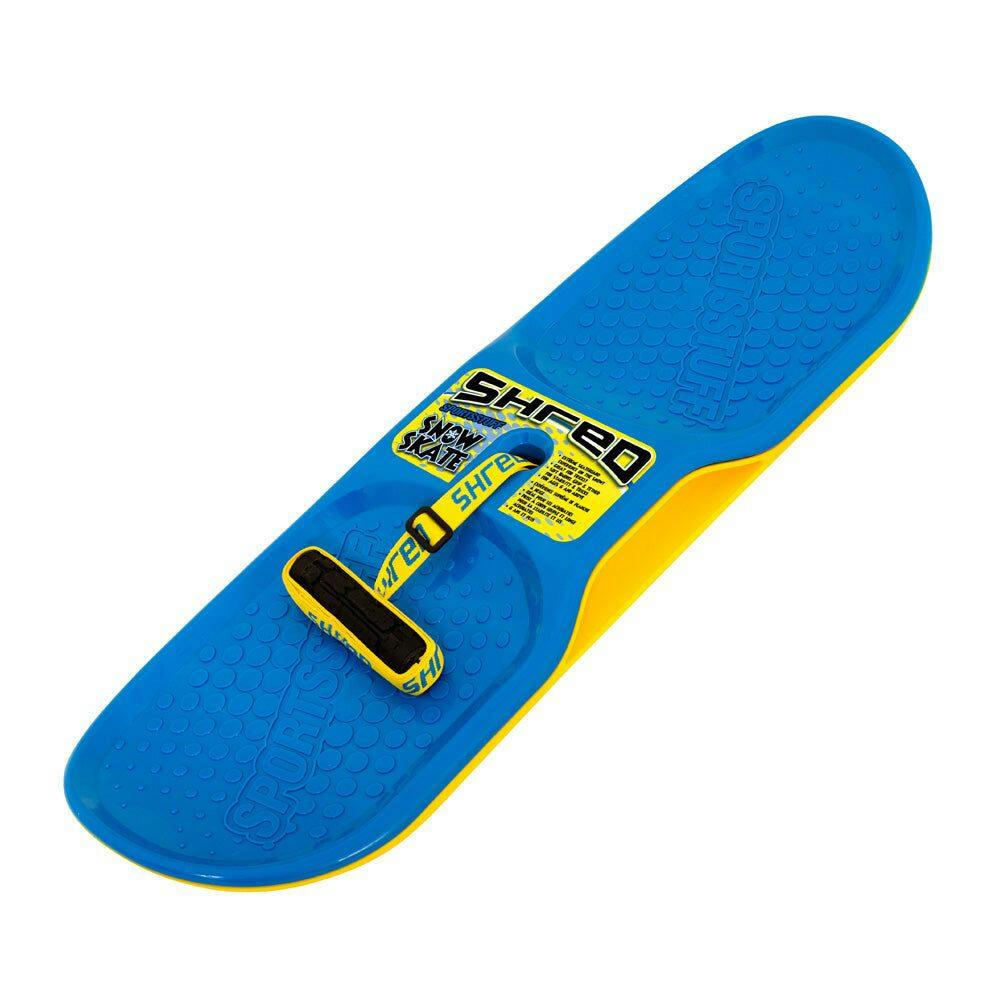 Airhead Shred Kids' Snow Skateboard With Adjustable Stability & Trick Handle, Age 6+