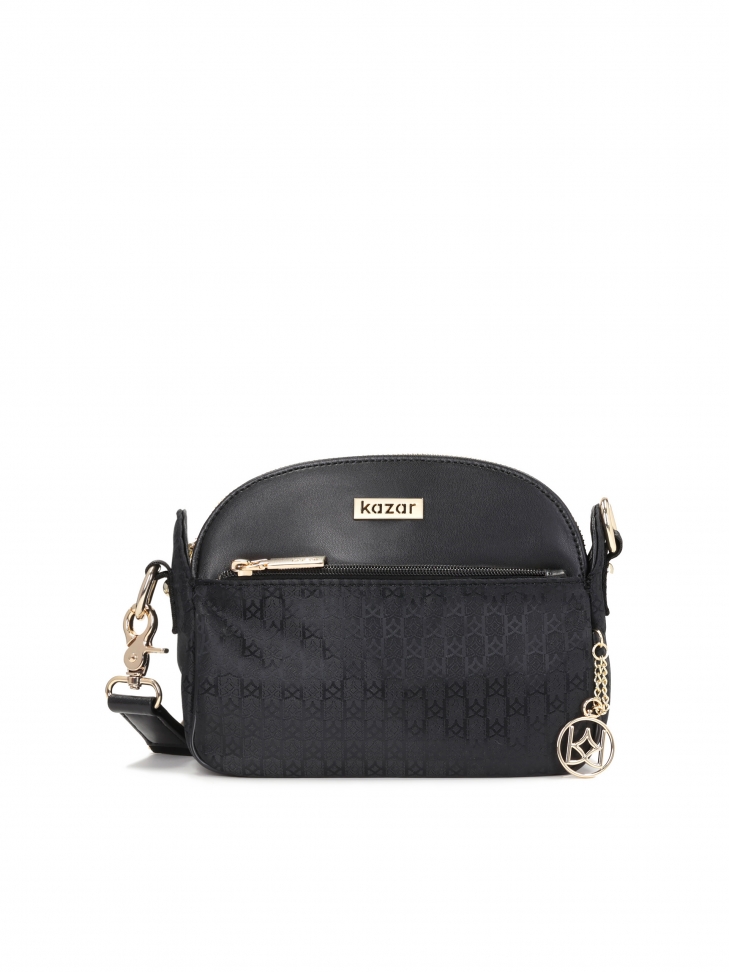 Ladies' black messenger bag