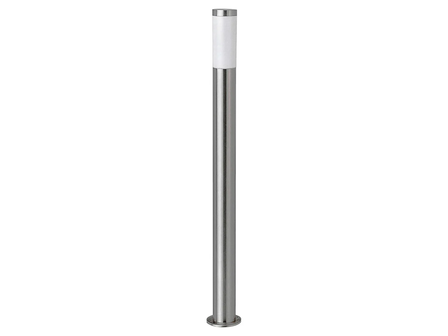 Słupek ogrodowy Livia 100 cm stalowy biało-srebrny