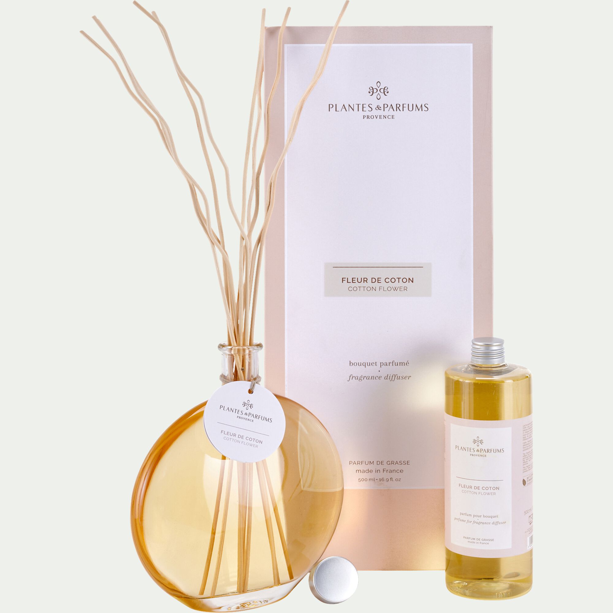 MANON - Recharge pour diffuseur senteur Fleur de Coton 500ml