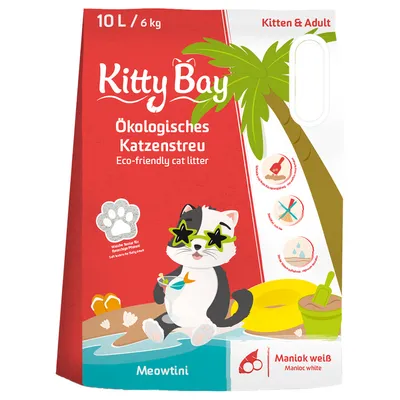 KittyBay Ecological Meowtini Cat Litter White Cassava