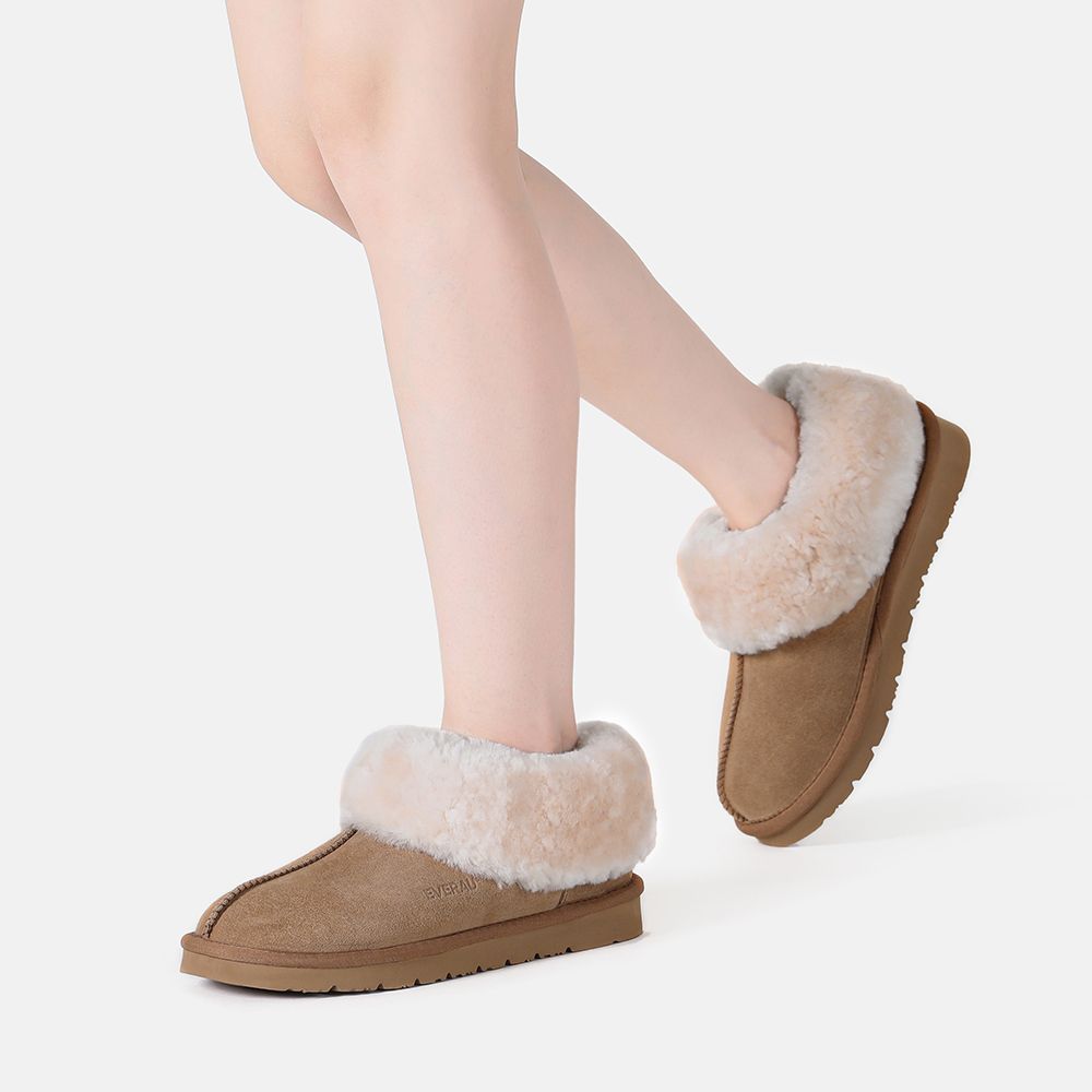 EverAu Australia Real Sheepskin Ibis Slippers with EVA Sole