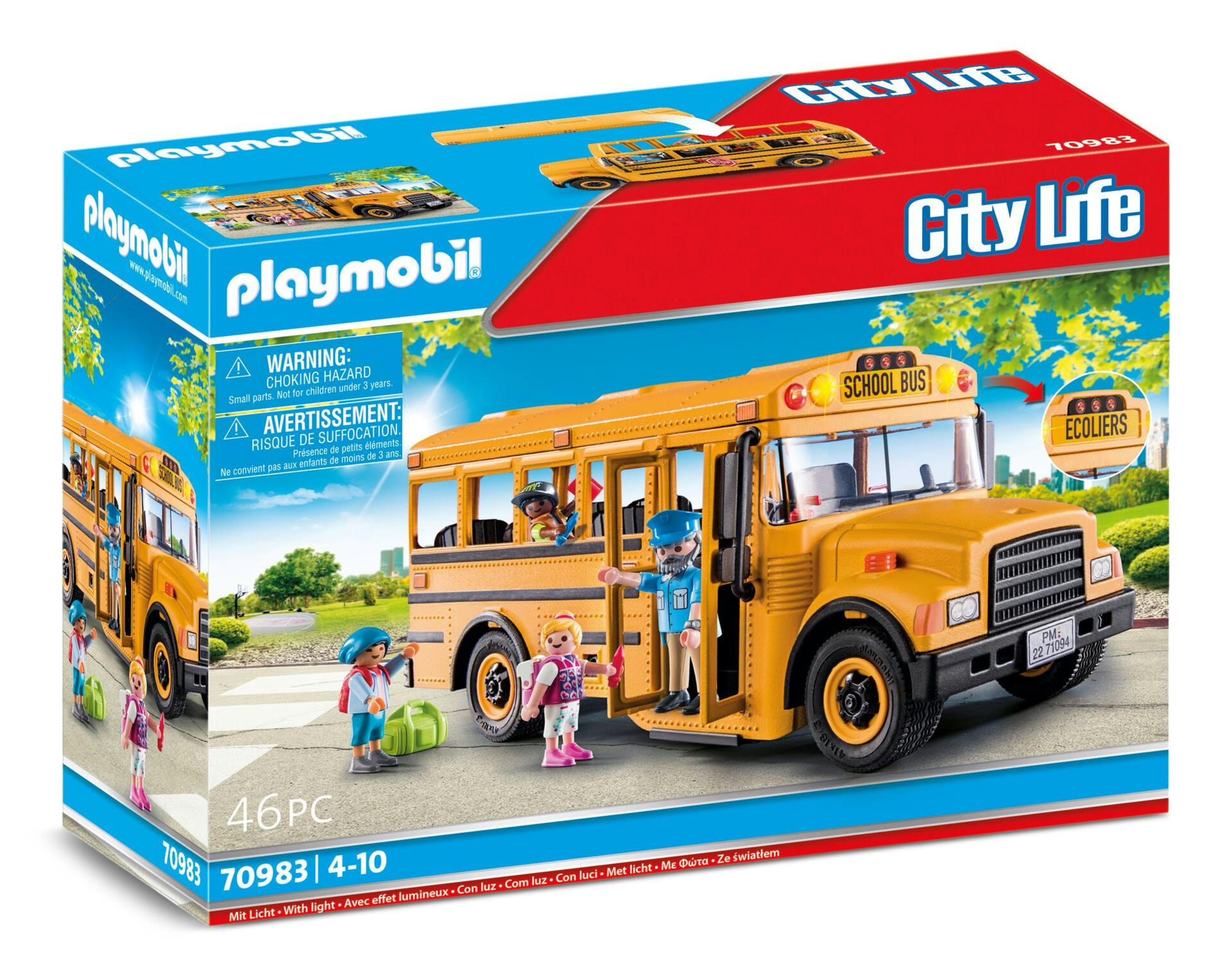 Playmobil School Bus Play Set
