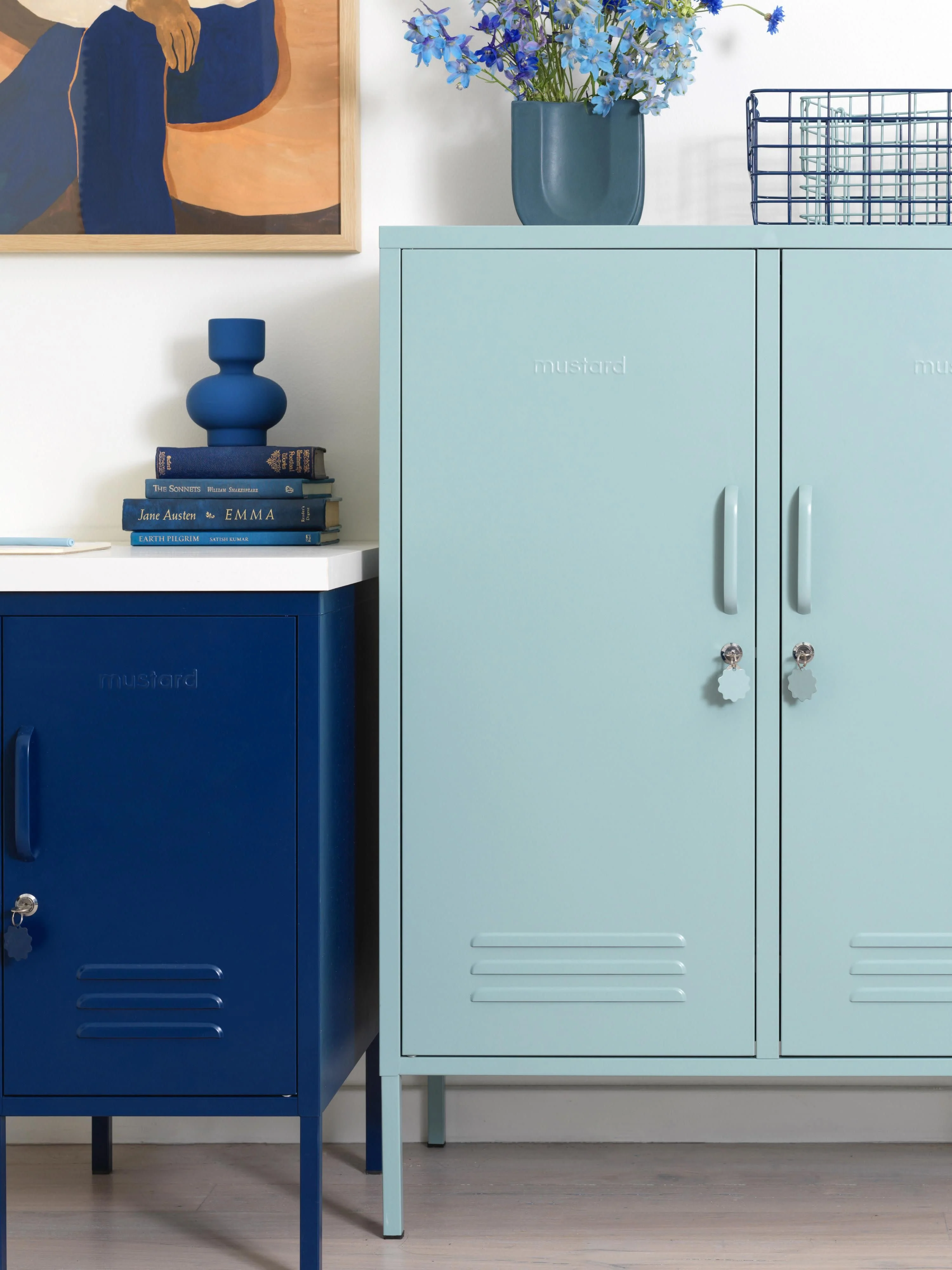 Metall-Highboard The Midi