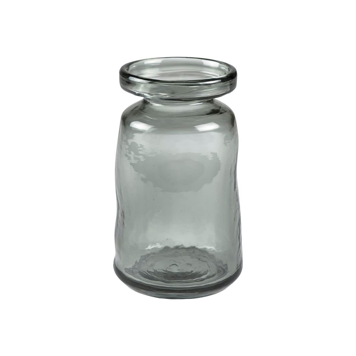 LIVING - Vase en verre gris