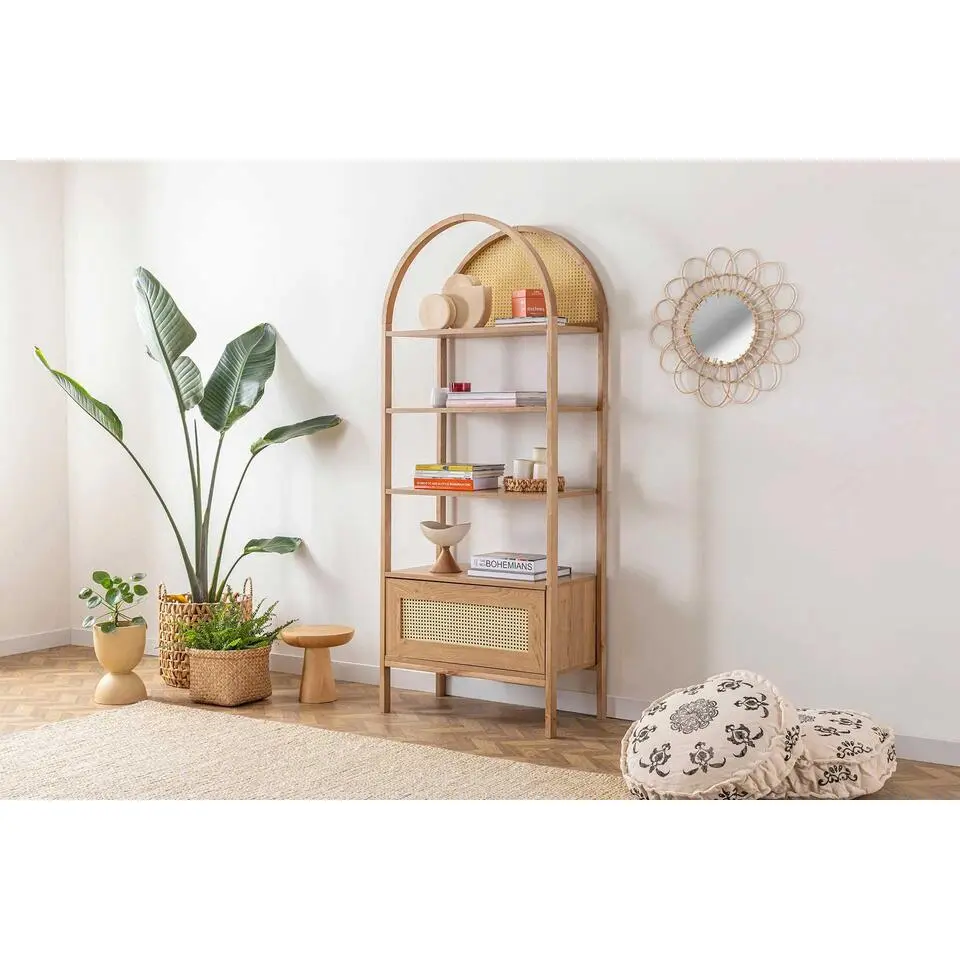 Nala 75 Boekenkast - ESSENHOUTEN BODY - Natuurlijk