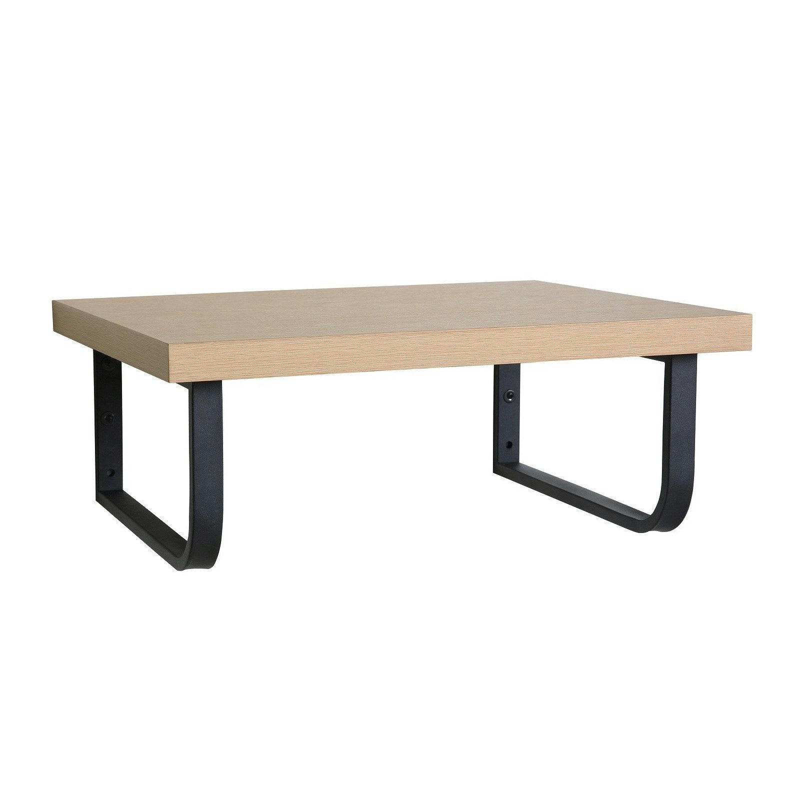 WILL - Plan de toilette  suspendu pour vasque  - 60 cm avec équerres métal