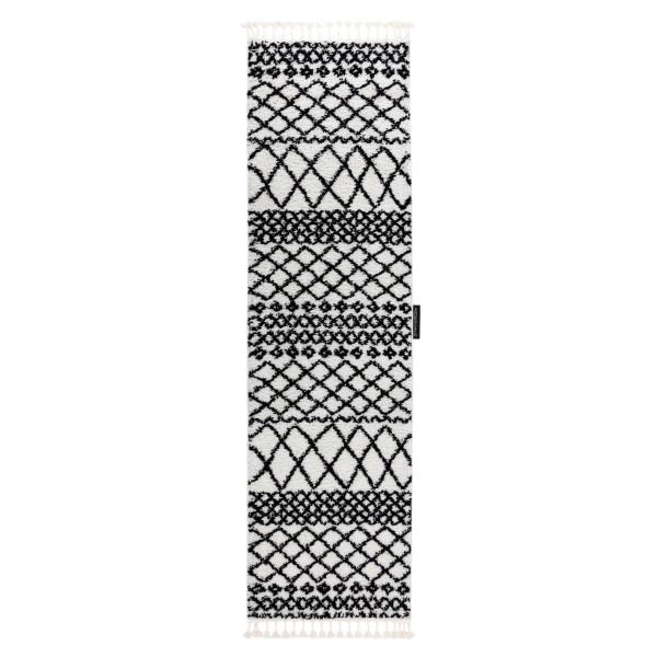Dywan, Chodnik BERBER SAFI biały - do kuchni, przedpokoju, na 60x200 cm