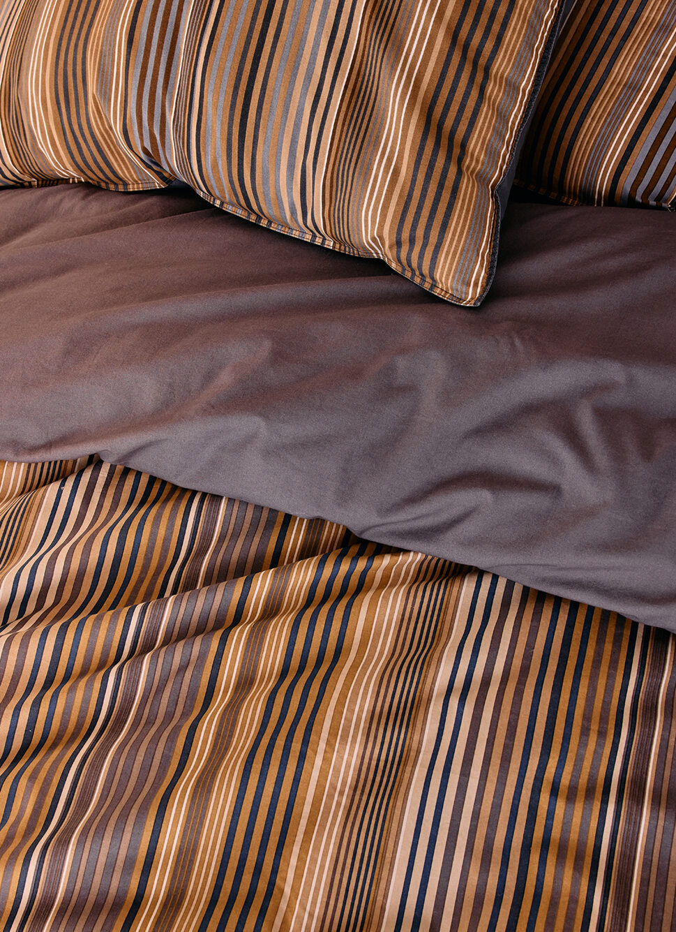 HOUSSE DE COUETTE ETNA BRUN / BRONZE