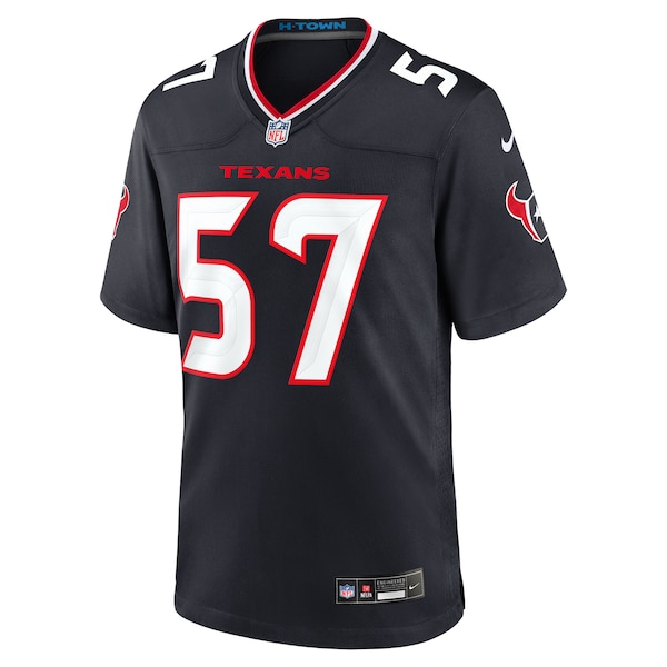 Blake Fisher Houston Texans Nike Team Game Jersey -  Navy