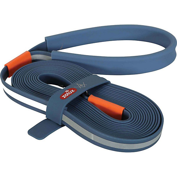 Longe plate en silicone bleu Bivouak 5 m