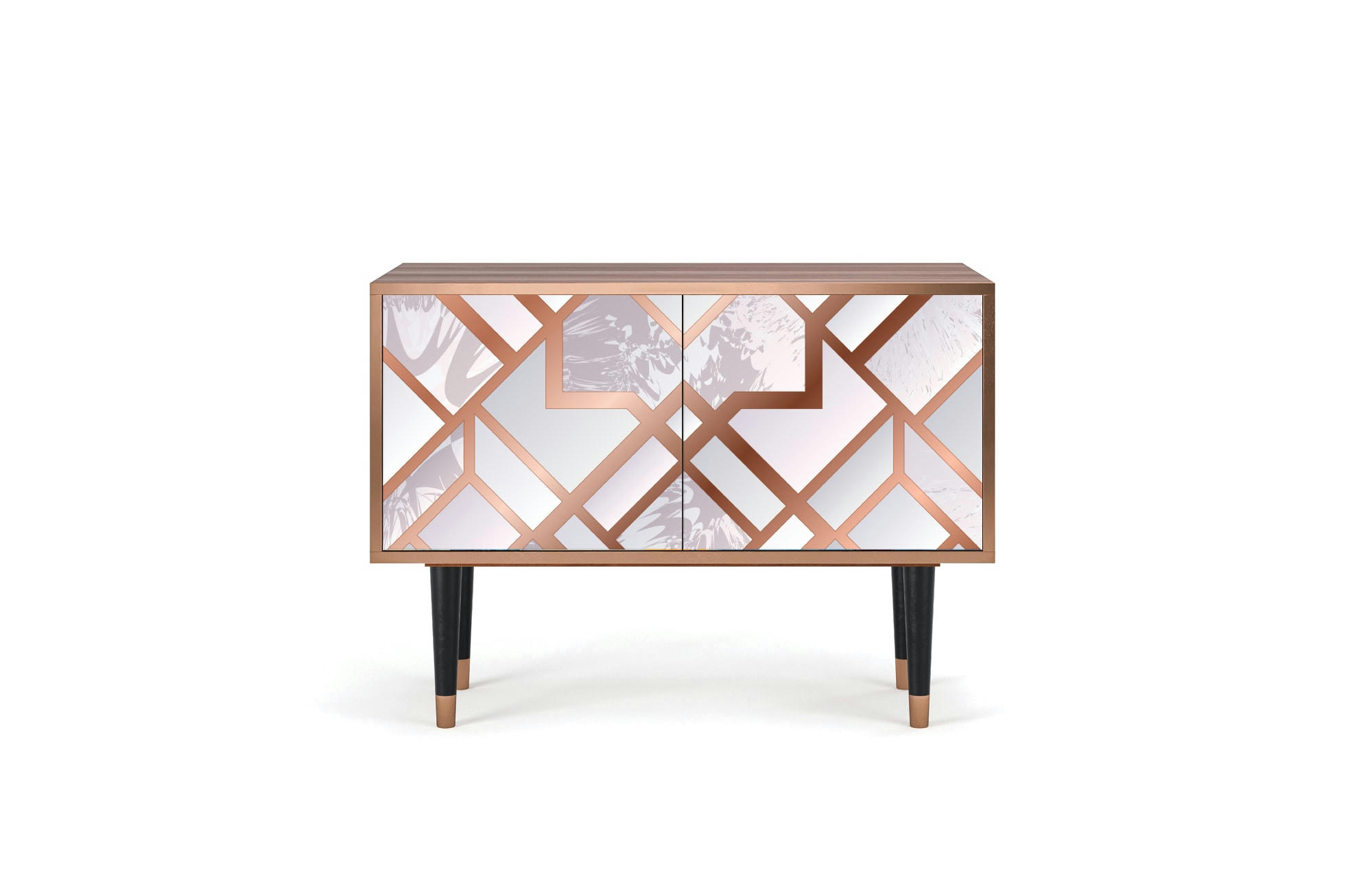 PASTEL FAIRYTALE - Buffet bas  rose clair 2 portes L 94 cm