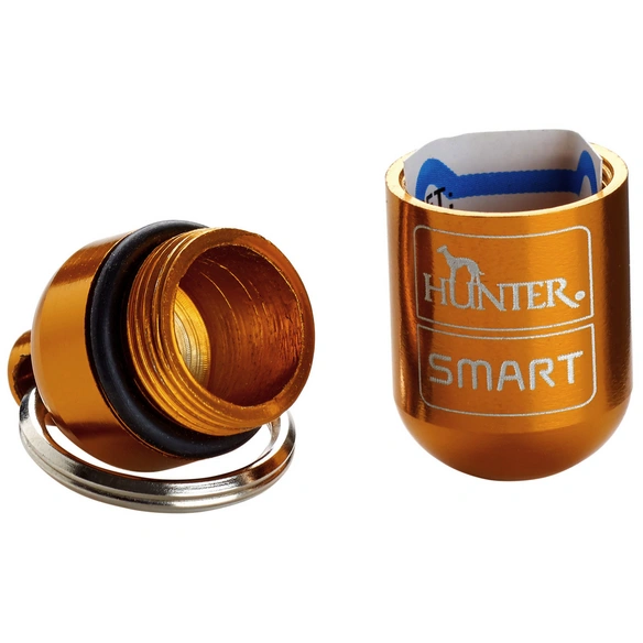 Adresshülse, für Hunde/Katzen, Aluminium/Zink, orange