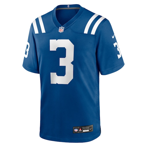 Spencer Shrader Indianapolis Colts Nike Team Game Jersey -  Royal