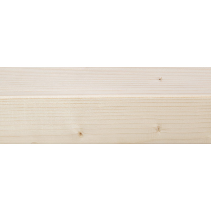 Chevron en sapin raboté 270 x 6,9 x 5,8 cm