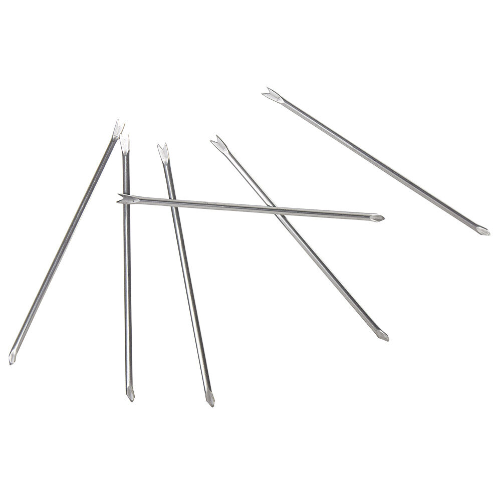 Curette à crabe en inox x6