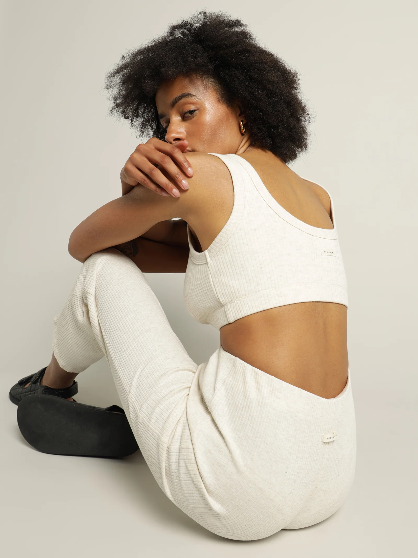 Ribbed Lounge Crop Top